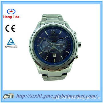 quartz stainless steel watch water resistant watches men